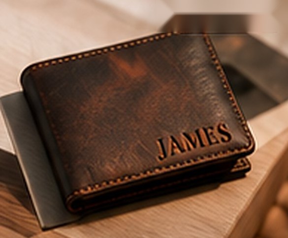 Custom Leather Wallet