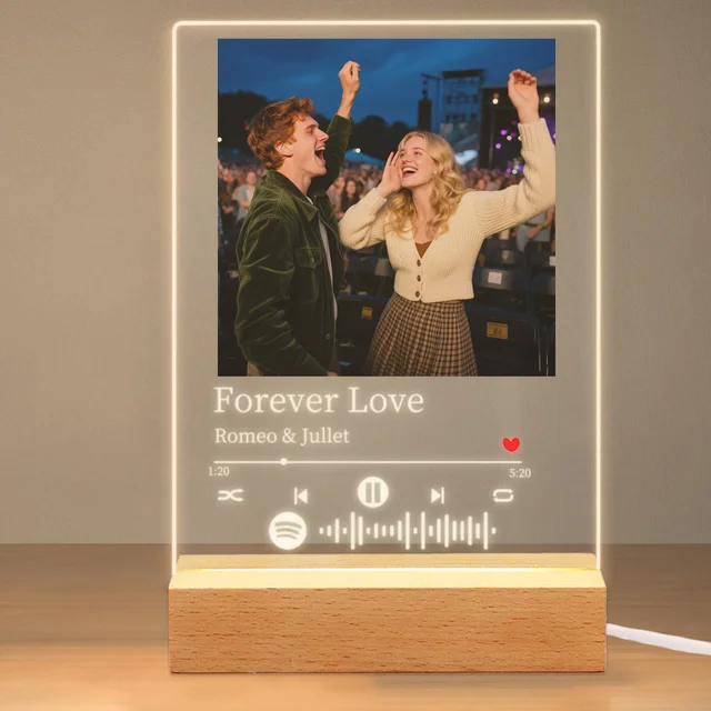 Personalized Spotify Music Plaque – Custom Night Light
